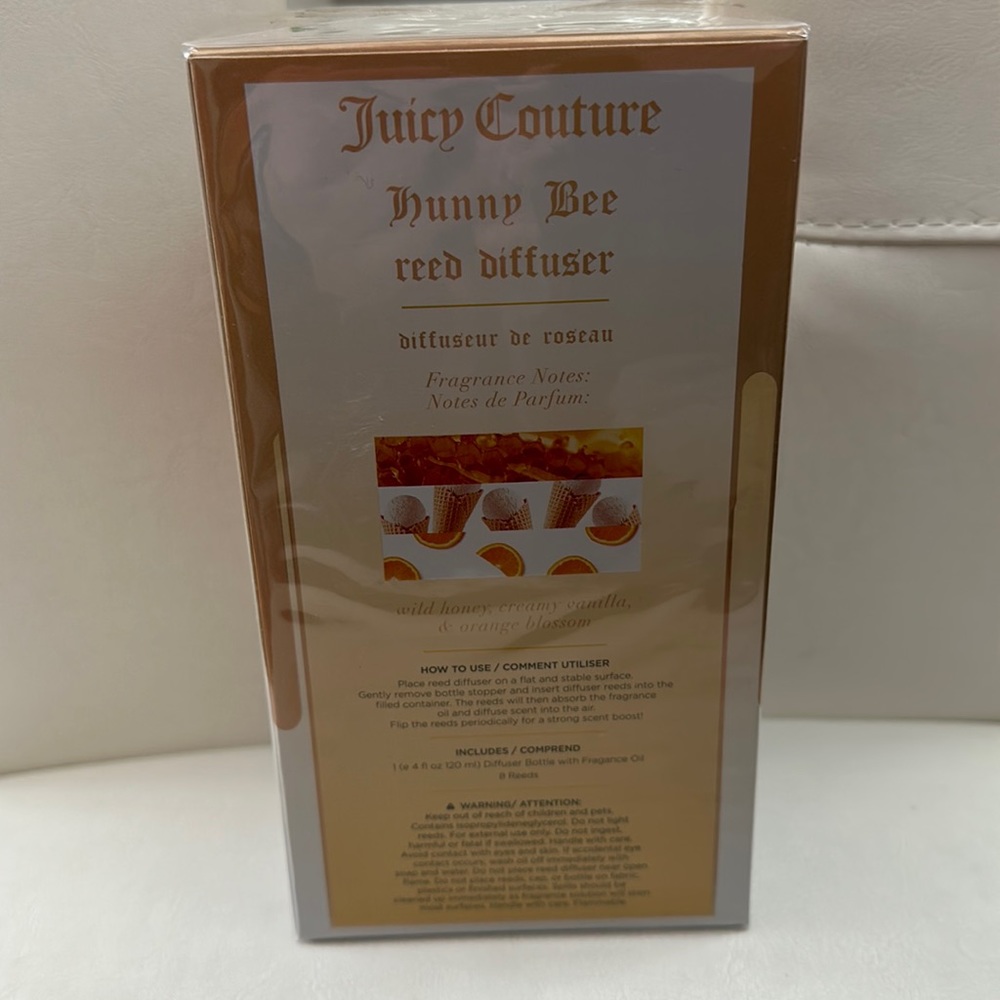 Juicy Couture HUNNY BEE Reed Diffuser 💛 👑 🐝 - Picture 2 of 4